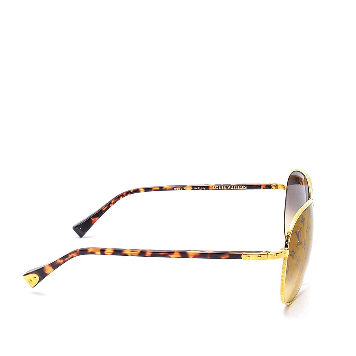 Louis Vuitton - Canspiration Pilote Gold Monogram Sunglasses